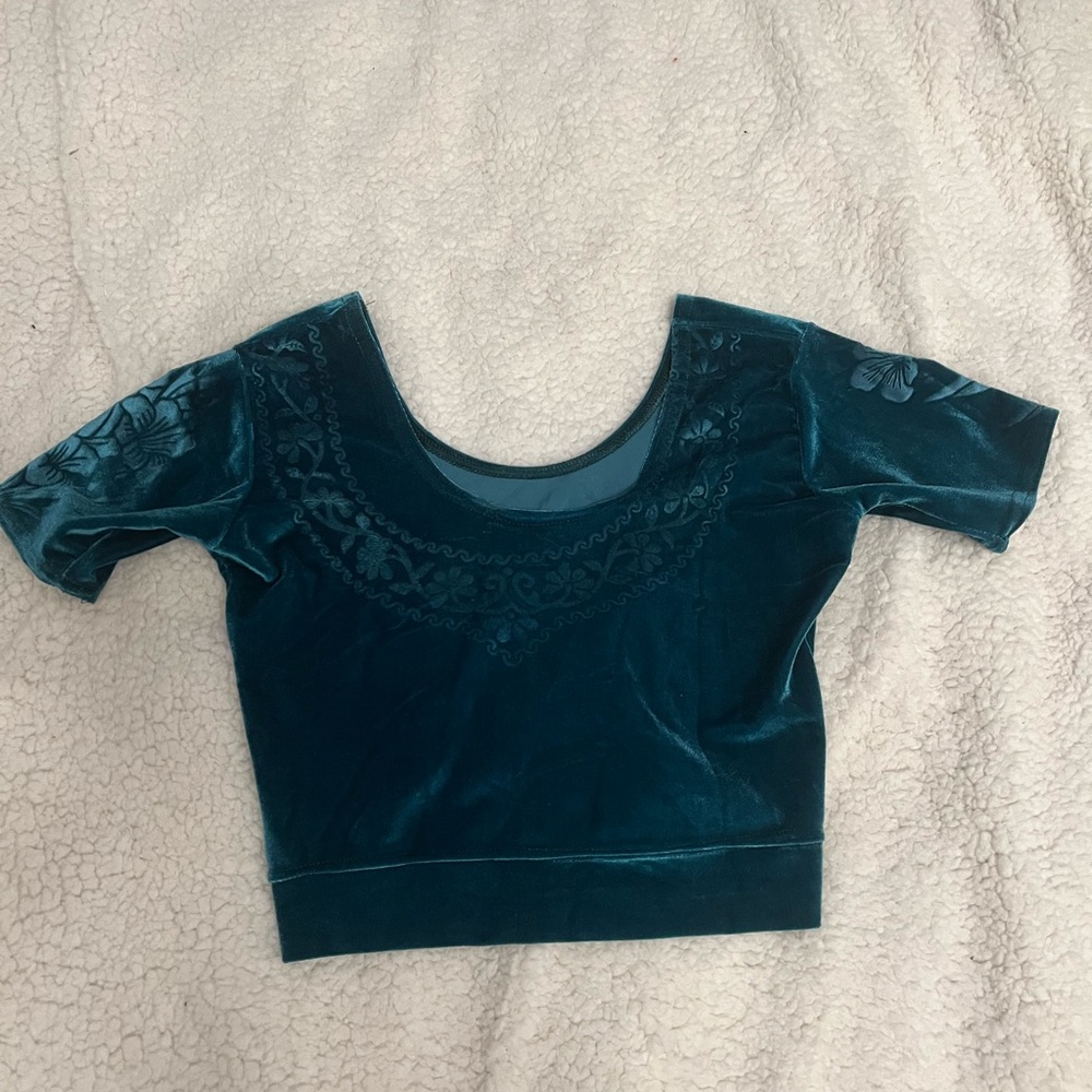 Velvet Crop top
